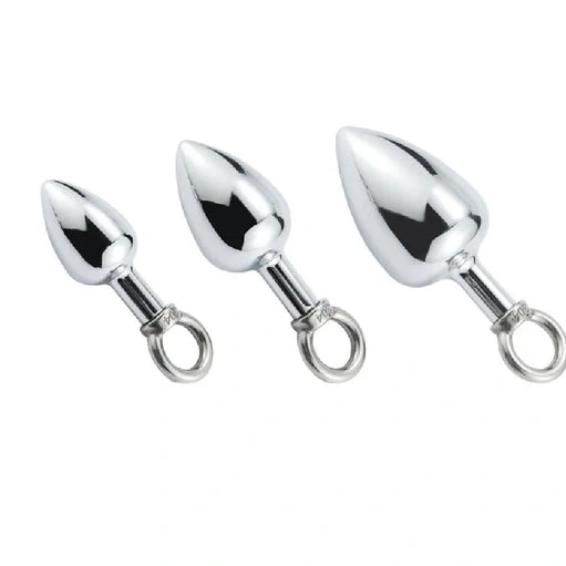 Anal Hooks Cock Steel Anal DiscreetChoice Hook with Ring Stainless 4663 Set 0306